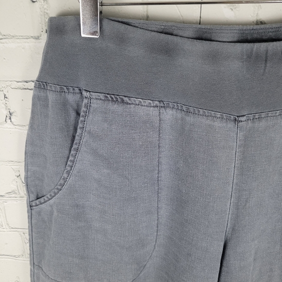 XCVI | linen blend loose wide leg lagenlook pants - Picture 2 of 8